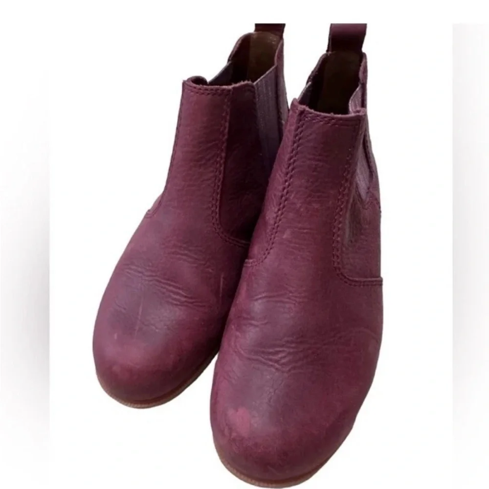 l Kodiak Chelsea Low Rider Boots Leather Red Size 7​